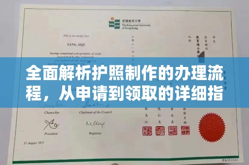 大荔全面解析护照制作的办理流程，从申请到领取的详细指南